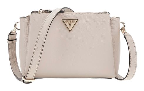 GUESS Noelle Tri Compartment Crossbody Bag Taupe
