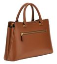 GUESS Kuba Tri Compartment Satchel Cognac GUESS Kuba Tri Compartment Satchel Cognac