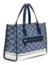 GUESS Silvana 2 Compartment Tote Navy Multi