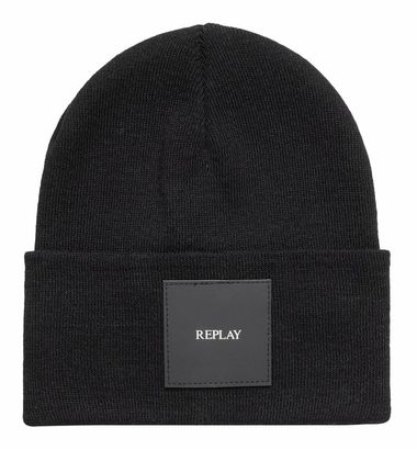 REPLAY Beanie Black