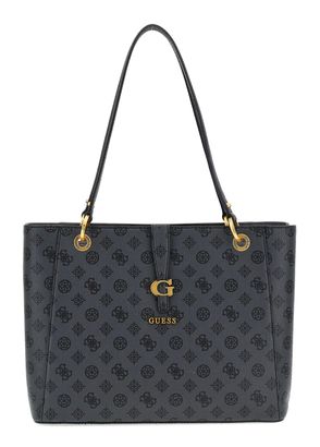 GUESS Kuba Noel Tote Charcoal Logo