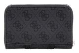 GUESS Noreen SLG Zip Around Wallet M Coal Logo GUESS Noreen SLG Zip Around Wallet M Coal Logo
