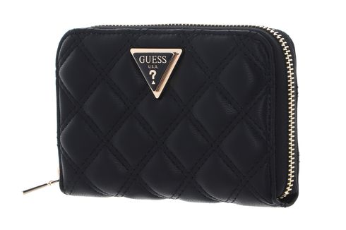 GUESS Geldbörse Giully SLG Zip Around Wallet M Black | modeherz