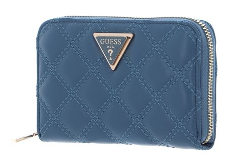 GUESS Giully SLG Zip Around Wallet Slate