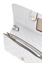 GUESS Giully Mini Xbody Flap Organizer White