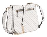 GUESS Arlena Logo Crossbody Hobo White Logo