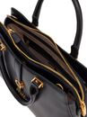 GUESS Kuba Tri Compartment Satchel Black GUESS Kuba Tri Compartment Satchel Black