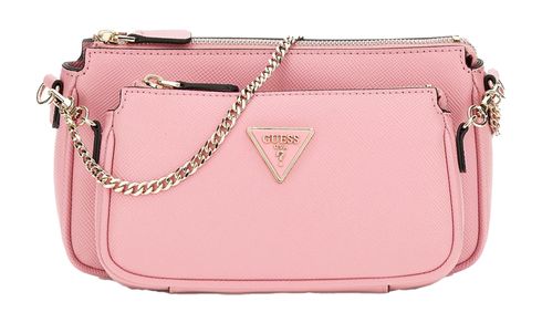 GUESS Noelle Double Pouch Crossbody Pink