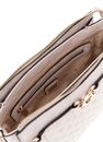 GUESS Arlena Logo Crossbody Hobo Taupe Logo GUESS Arlena Logo Crossbody Hobo Taupe Logo