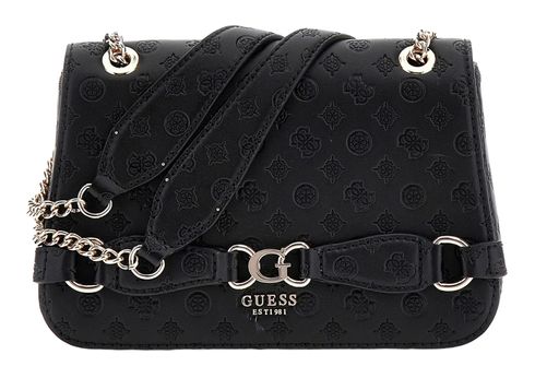 GUESS Arlena Logo Convertible Xbody Flap Black Logo