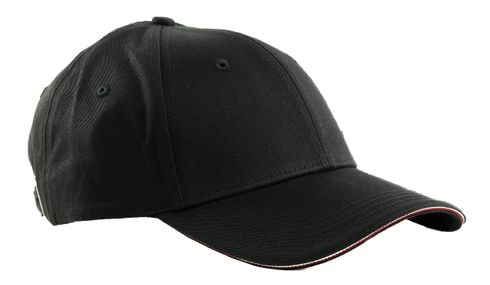 TOMMY HILFIGER Corporate Cotton 6 Panel Cap Black