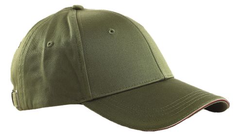 TOMMY HILFIGER Corporate Cotton 6 Panel Cap Utility Olive