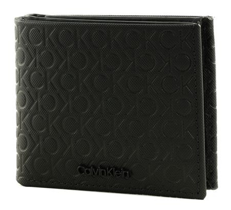 Calvin Klein CK Must Mono Bifold Wallet Pique Mono Black