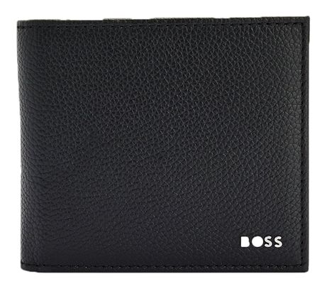 BOSS Gift Set 4 CC Wallet / Keyring Black