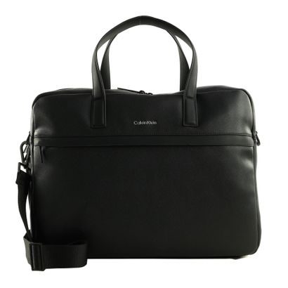 Calvin Klein CK Must Laptop Bag CK Black Saffiano