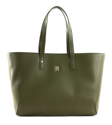 TOMMY HILFIGER TH Chic Tote Bag Utility Olive