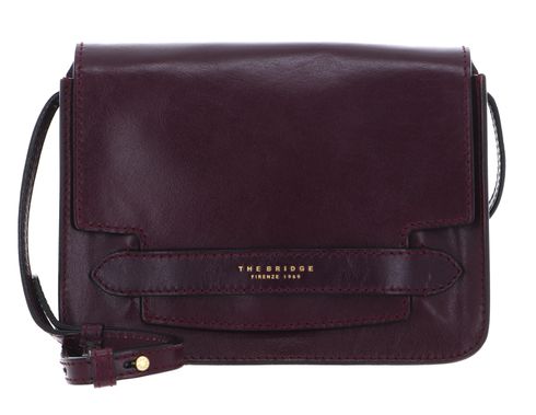 THE BRIDGE Lucrezia Shoulder Bag Grape abb. Oro