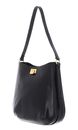 THE BRIDGE Federica Hobo Bag Nero ORO THE BRIDGE Federica Hobo Bag Nero ORO