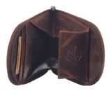 GreenLand Nature Montana Ziparound Coin Purse RFID Brown