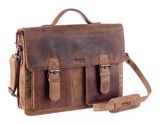 GreenLand Nature Montana Briefcase XL Brown GreenLand Nature Montana Briefcase XL Brown