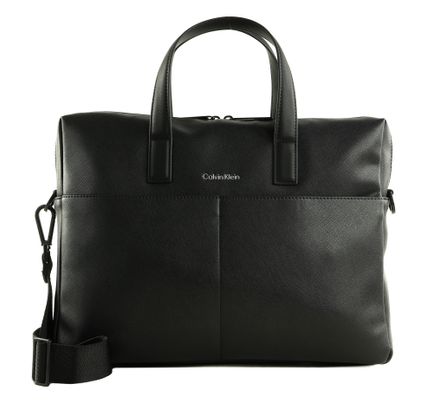 Calvin Klein CK Must Laptop Bag CK Black Saffiano