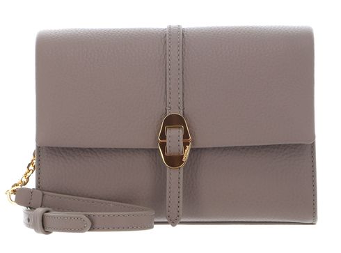 COCCINELLE Dorian Mini Bag Grained Leather Warm Taupe