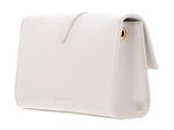COCCINELLE Dorian Mini Bag Grained Leather Lambskin White COCCINELLE Dorian Mini Bag Grained Leather Lambskin White