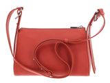 COCCINELLE Bishop Mini Bag Grained Leather Grenadine Red