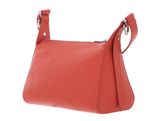 COCCINELLE Bishop Mini Bag Grained Leather Grenadine Red