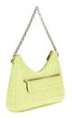 GUESS Assia Top Zip Shoulder Bag Chartreuse
