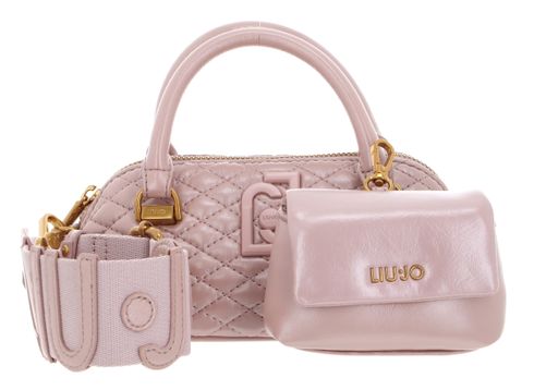 LIU JO Achala Crossbody S Rose Smoke Metallizz