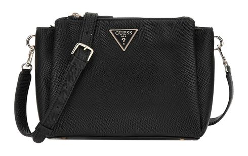 GUESS Noelle Tri Compartment Crossbody Bag Black