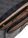 GUESS Noreen Logo Convertible Crossbody Flap Coal Logo