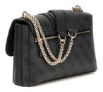 GUESS Noreen Logo Convertible Crossbody Flap Coal Logo