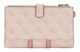 GUESS Noreen SLG Double Zip Organizer Dusty Rose Logo GUESS Noreen SLG Double Zip Organizer Dusty Rose Logo
