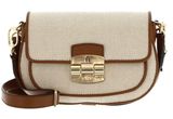 FURLA Club 2 Crossbody Bag S Naturale + Cognac FURLA Club 2 Crossbody Bag S Naturale + Cognac