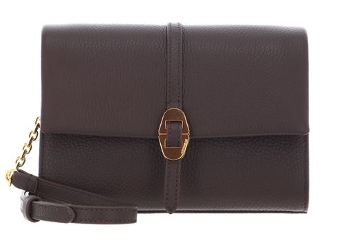 COCCINELLE Dorian Mini Bag Grained Leather Fondant Brown