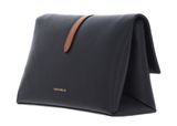 COCCINELLE Dorian Tricolor Handbag Grained Leather Noir / Lambs / Cuir