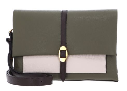 COCCINELLE Dorian Tricolor Handbag Grained Leather Lau. G / Lamb / Fond