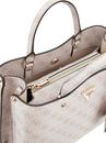 GUESS Meridian Girlfriend Satchel Dove Logo GUESS Meridian Girlfriend Satchel Dove Logo