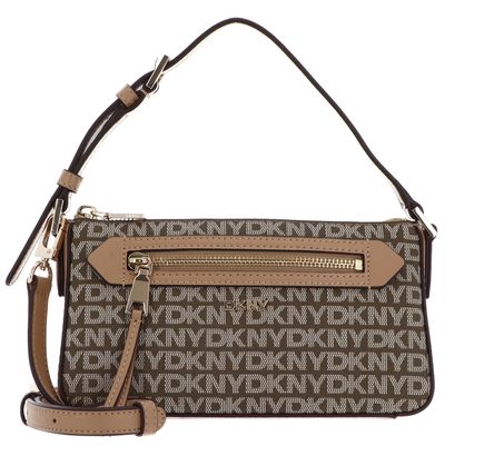 DKNY Bryant Ave TZ Dome Crossbody Bag Chino / Cappucino