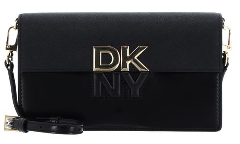 DKNY Echo Clutch Blk / Gold