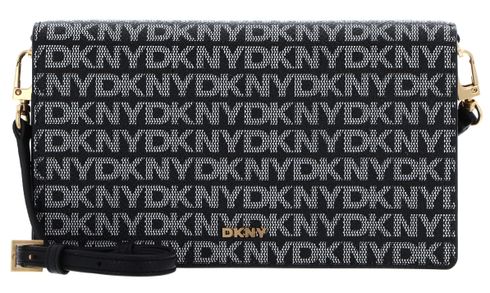 DKNY Farah Clutch BK Logo - BK