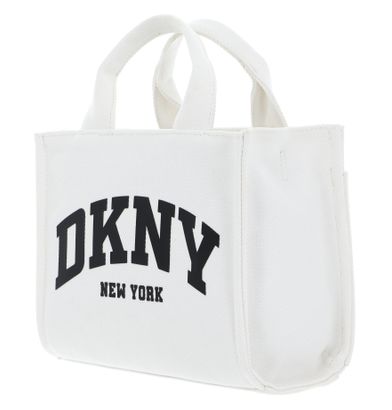 DKNY ホワイト トートバッグ ダナキャランニューヨーク DKNY ☆ブラックxホワイト