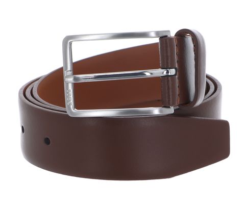 BOSS Erman-L Sz35 Leather Belt W120 Brown