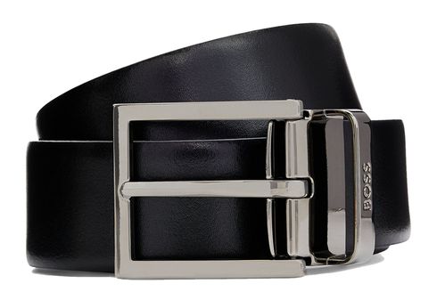 BOSS Otrip Sr35 Pp Leather Belt W95 Black - kürzbar