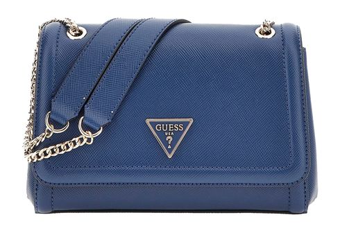 GUESS Noelle Covertible Xbody Flap Bag Navy