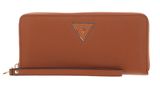GUESS Laurel SLG Large Zip Around Wallet L Cognac