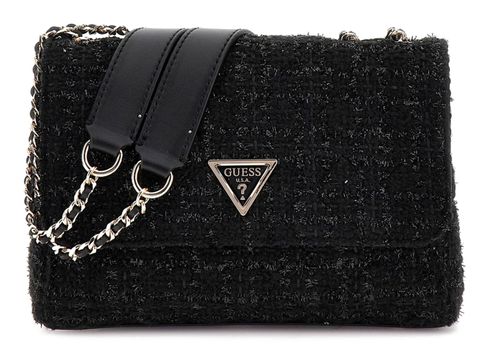 GUESS Giully Two Compartment Convertible Flap Black