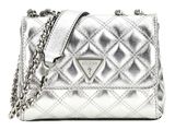 GUESS Giully Mini 2 Compartment Convertible Flap XS Silver